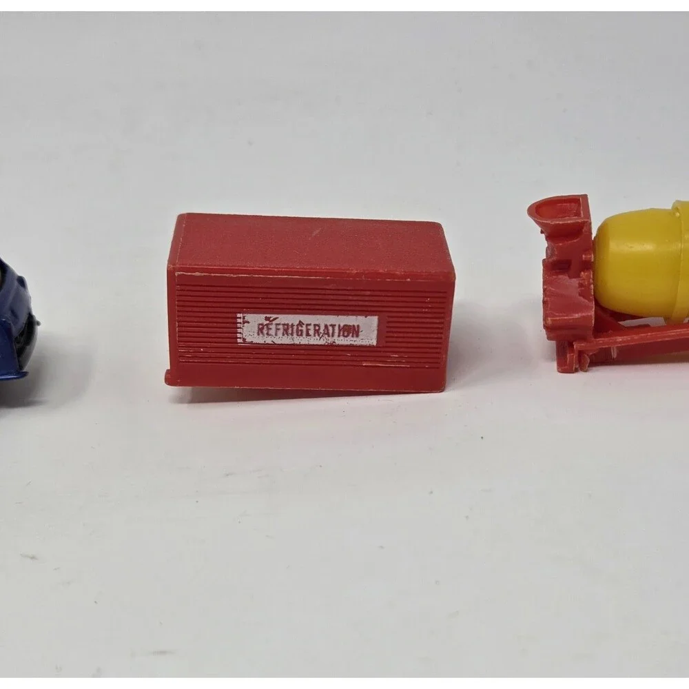 Vintage Motor Force Diecast Truck Lot 4pc Gasoline Milk‎ Refrigeration Cement